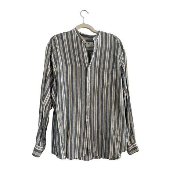 Men’s INC Linen Blend Button Up Shirt Size XL - Picture 1 of 5